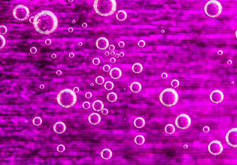 abstract background with bubbles pink 3