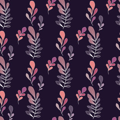 Fototapeta premium Texture with flowers and plants. Floral ornament. Original flowers pattern.