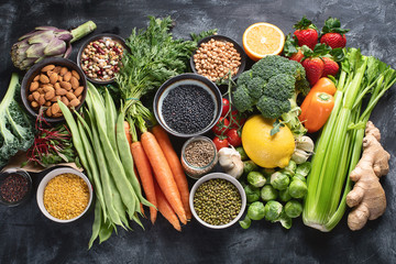 Healthy organic food