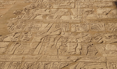 hieroglyph texture from Egypt karnak