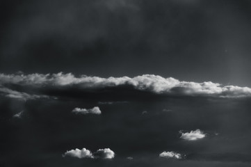 Dramatischer Himmel, dramatische Wolken