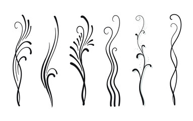 Decorative floral elements