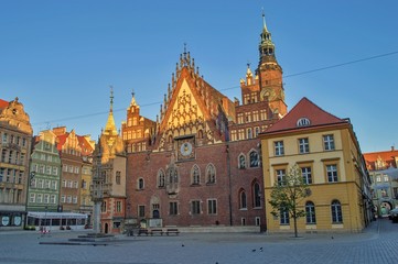 Fototapeta na wymiar Ratusz Miejski Wrocław