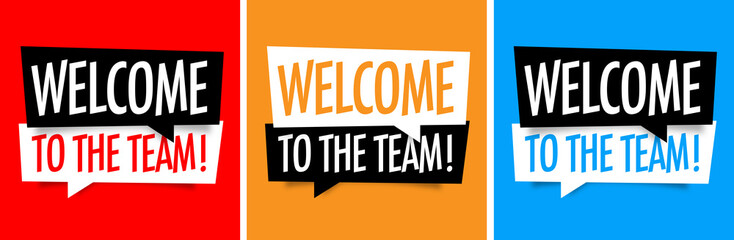 Welcome to the team
