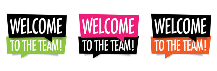 Welcome to the team