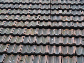 Old roof with tile