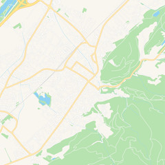 Hohenems, Austria printable map