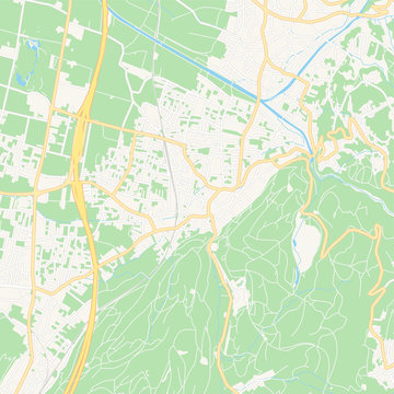 Rankweil, Austria printable map
