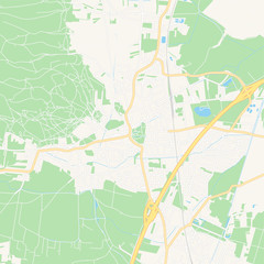 Bad Voslau, Austria printable map