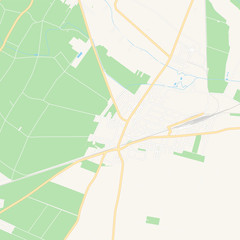 Ganserndorf, Austria printable map