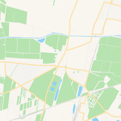 Gerasdorf bei Wien, Austria printable map