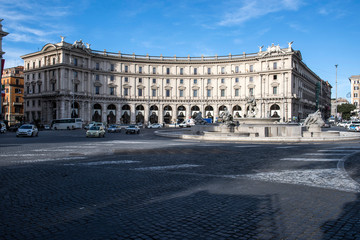 Fototapeta na wymiar piazza della repubblica, roma