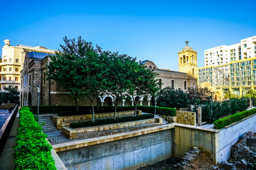 Fototapeta na wymiar Beirut Saint George Greek Orthodox Cathedral 01