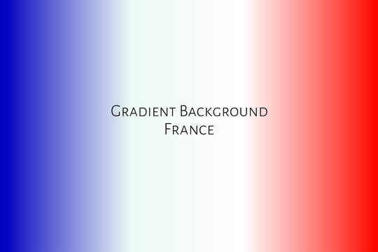 France national flag colors gradient. Beautiful traditional background template for covers, websites, invitations, posters.Copy space and place for text. Vector EPS10 illustration.