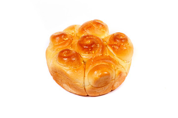 bread isolated on white background