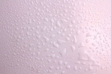 water drop on a white background.