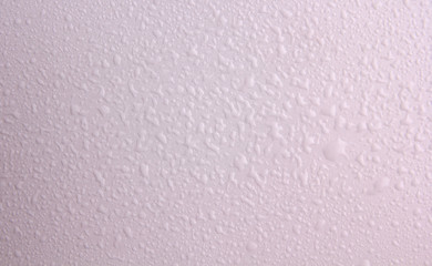 water drop on a white background.