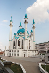 Fototapeta na wymiar Kul Sharif mosque on the territory of the Kazan Kremlin, Russia.