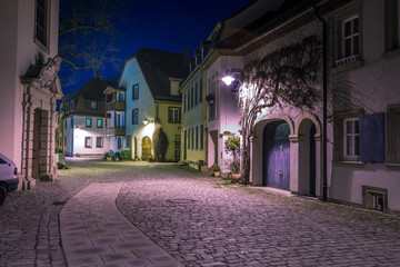 Night streets of Schweinfurt