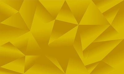 Abstract gold polygonal background