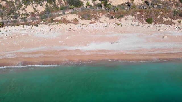 Moraig cove beach in Benitatxell, Alicante, Spain