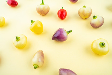 Fresh colorful pepper poster