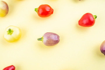 Fresh colorful pepper poster