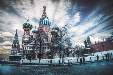 Obraz premium St. Basil's Cathedral, Moscow, Russia