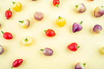Fresh colorful pepper poster