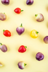 Fresh colorful pepper poster