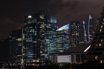 Obraz premium Singapore downtown