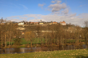 Fototapeta na wymiar Saaletal bei Dornburg // Saale river valley