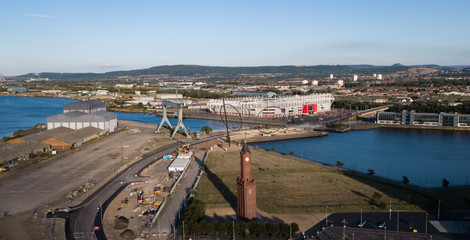 Middlesbrough old town with views of the stadium © Nigel