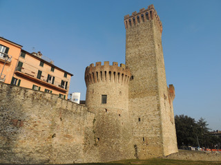 Fototapeta na wymiar The Rocca, fortress of Umbertide, Umbria, Italy.