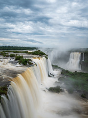 Iguazu Falls on the Border of Brazil and Argentina