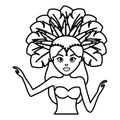 beautiful brazilian garota character