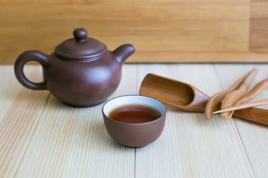 \A set accessories for the tea ceremony.