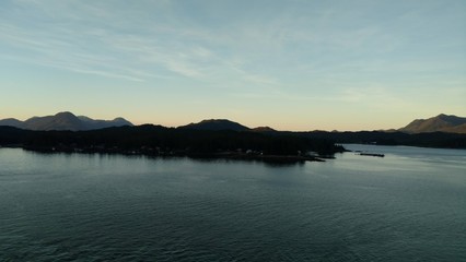 Ariel View of Misty Fjords in Ketchikan Alaska Tongass National Forest