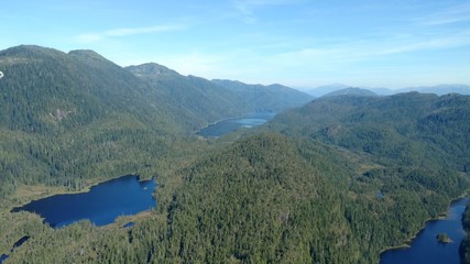 Ariel View of Misty Fjords in Ketchikan Alaska Tongass National Forest
