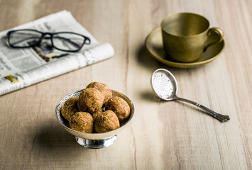 Flax seeds pinni - a punjabi dessert