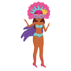 beautiful brazilian garota character