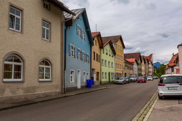 Fototapeta na wymiar The town in Bavaria, Germany