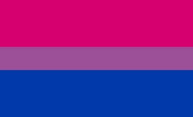 Bisexual pride flag. Symbol of LGBT community