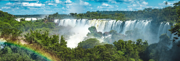 The Amazing waterfalls of Iguazu in Brazil