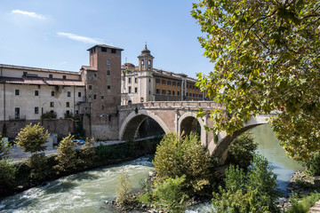 isola tiberina, roma