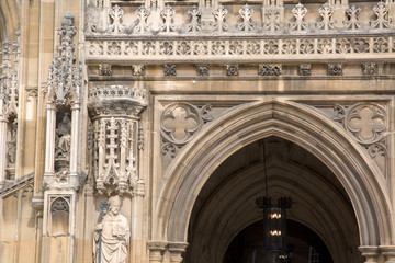 Obraz premium Entrance of Gloucester Cathedral