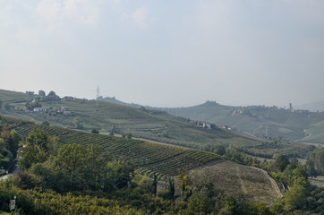 Neive, Piedmont, Italy. October 2018. From the historic center some viewpoints