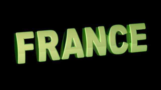 France. Looping footage has 4K resolution. Prores 4444.