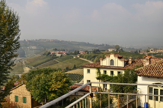 Neive, Piedmont, Italy. October 2018. From the historic center some viewpoints