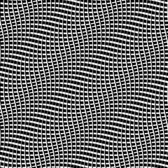 Snakeskin seamless pattern. Snake skin print. Optical illusion background made of wavy lines.